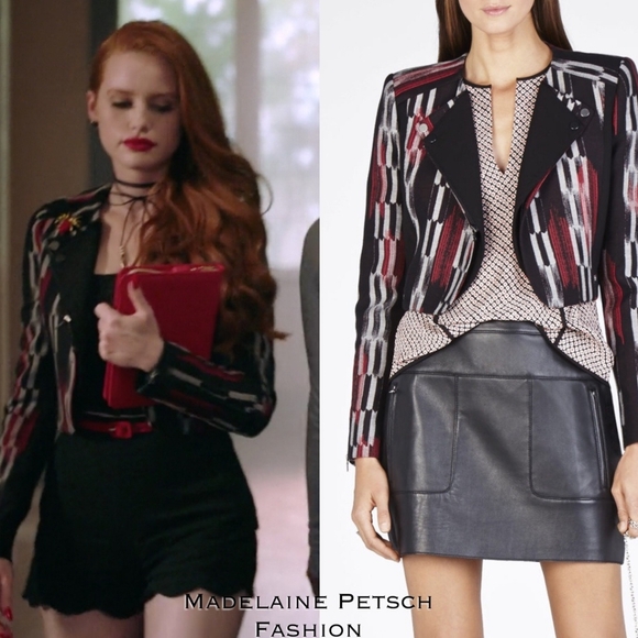 BCBGMaxaria 'Nathan' Cropped Blazer - As Seen on Riverdale - Picture 1 of 14